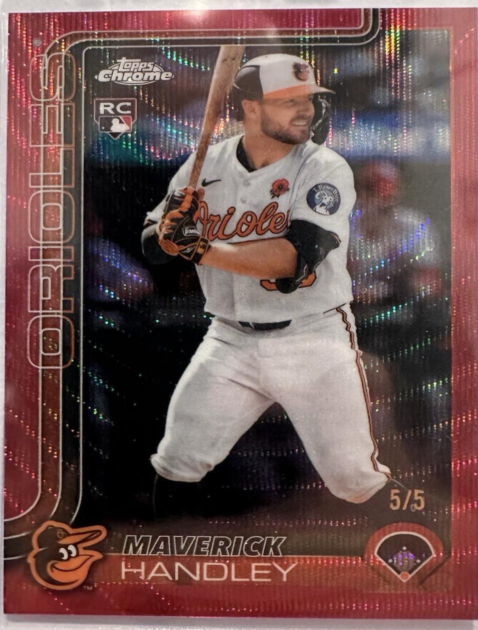Maverick Handley [Red Wave Refractor] #USC58