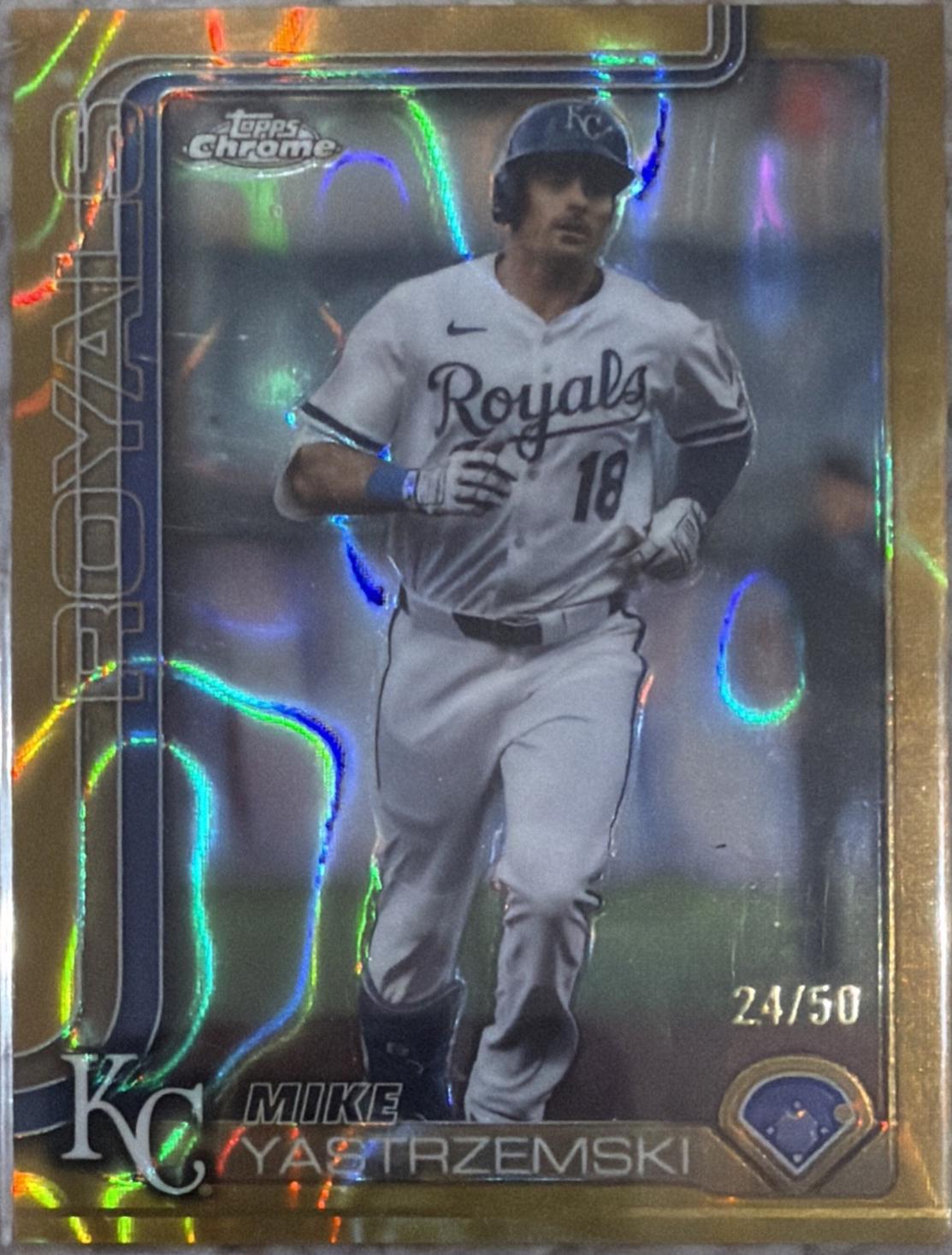 Mike Yastrzemski [Gold Lava Refractor] #USC44