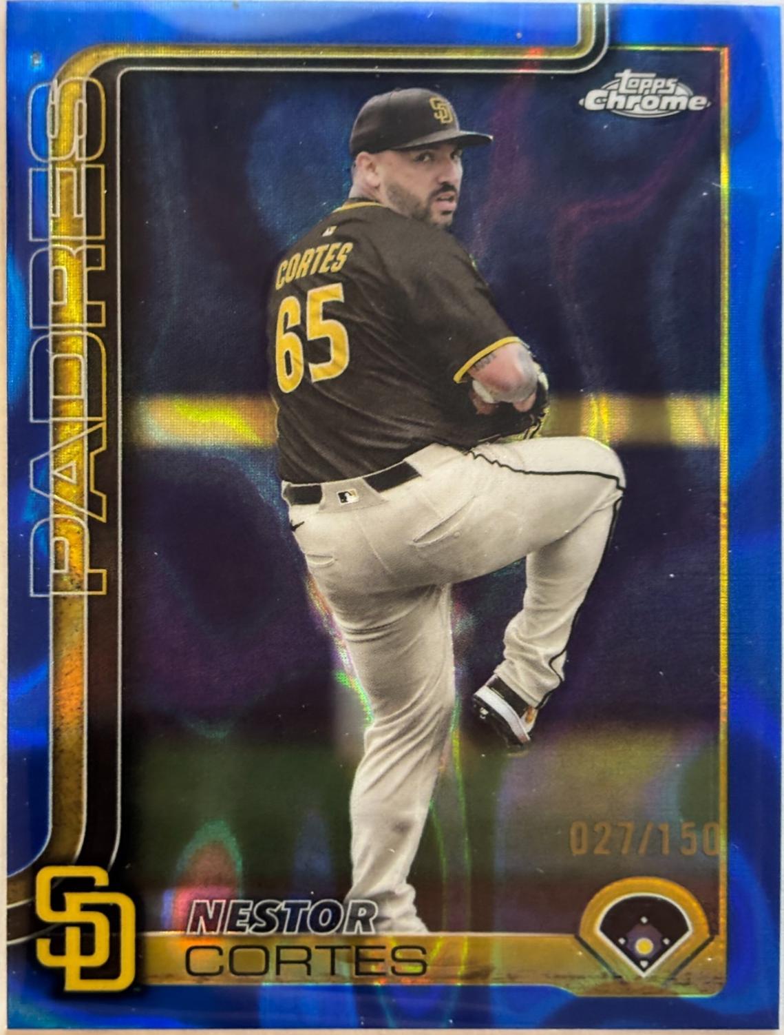 Nestor Cortes [Blue Lava Refractor] #USC130