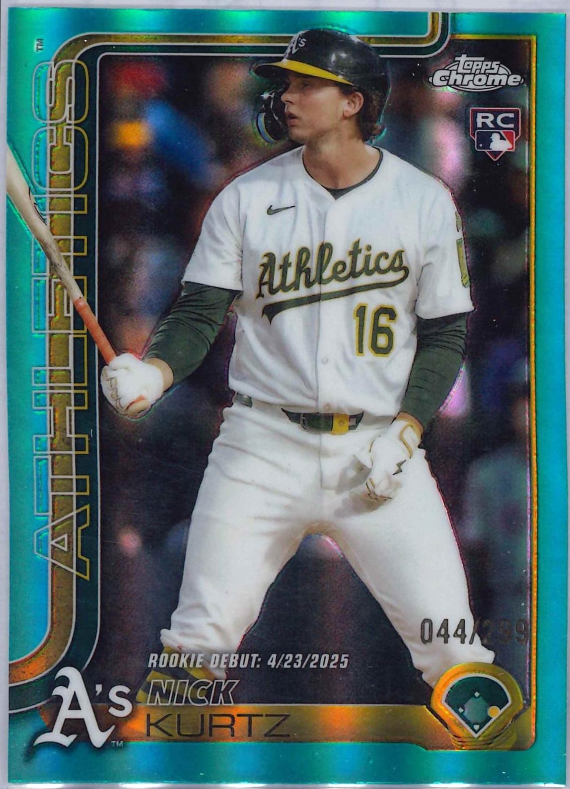 Nick Kurtz [Aqua Refractor] #USC180