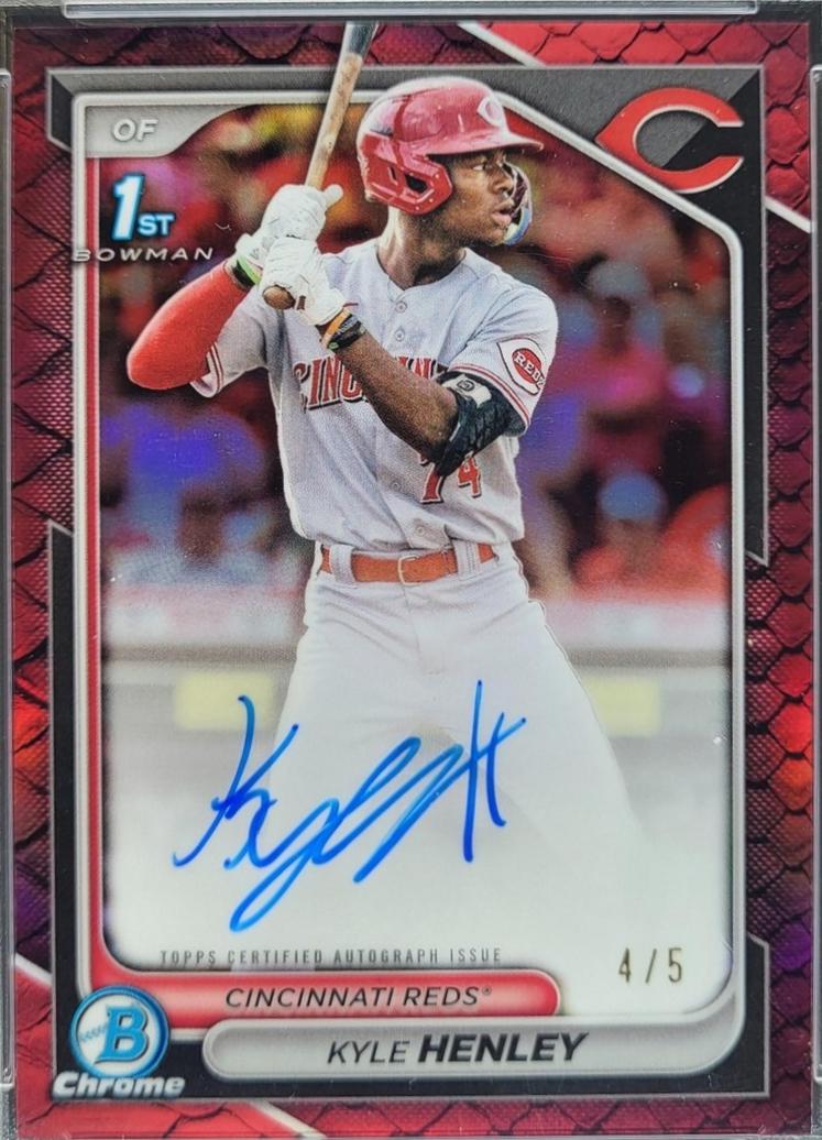 Kyle Henley [Red Refractor] #CPA-KHY