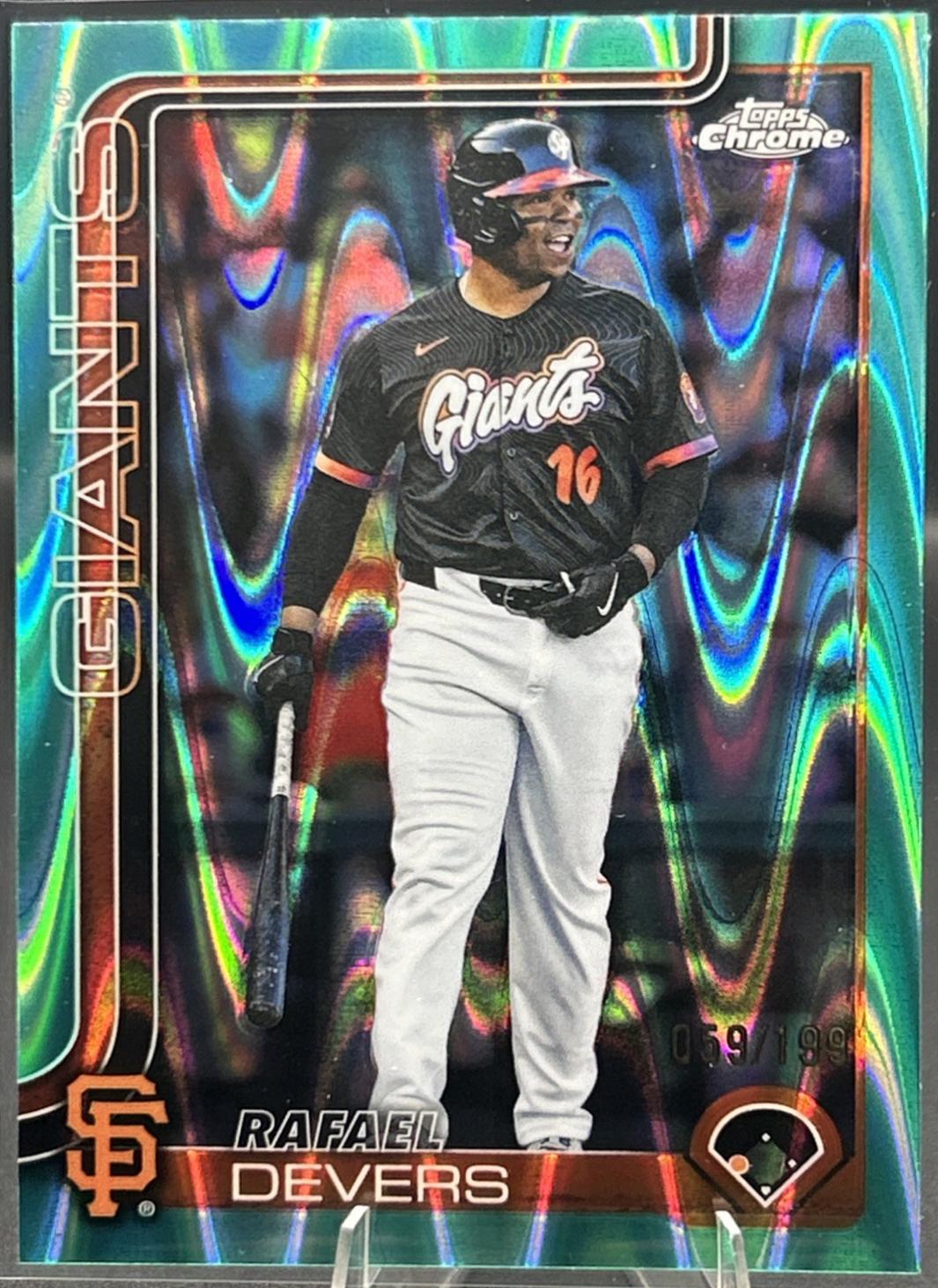 Rafael Devers [Aqua RayWave Refractor] #USC105