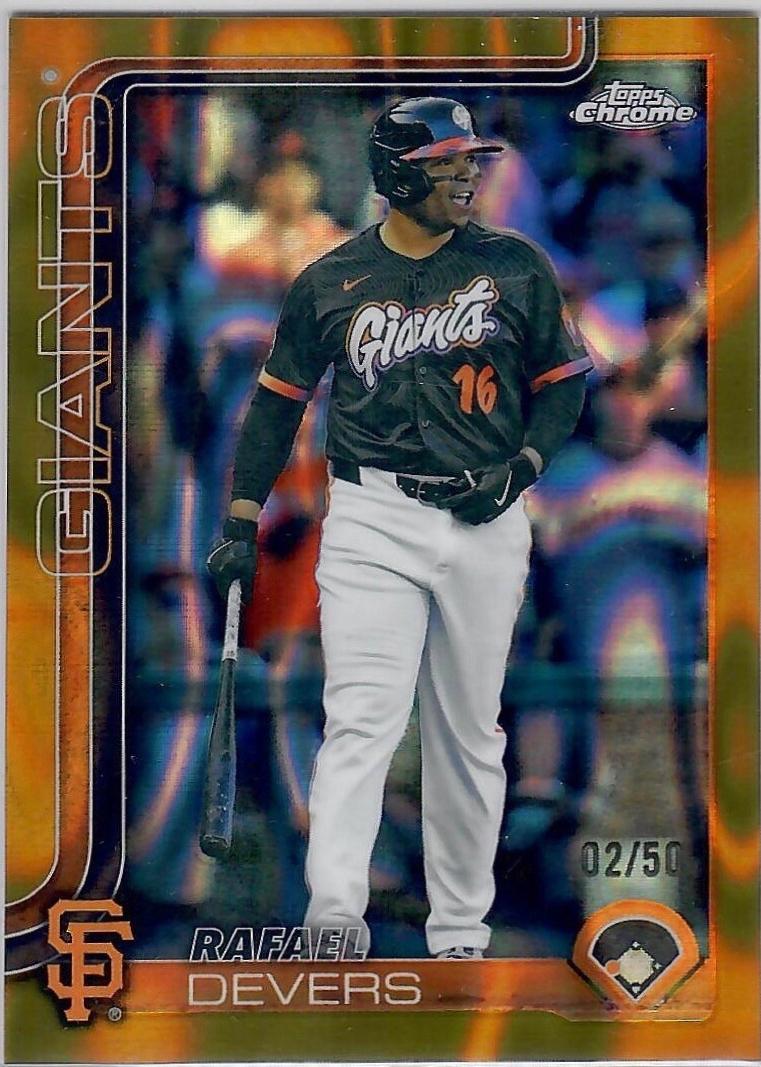 Rafael Devers [Gold Wave Refractor] #USC105