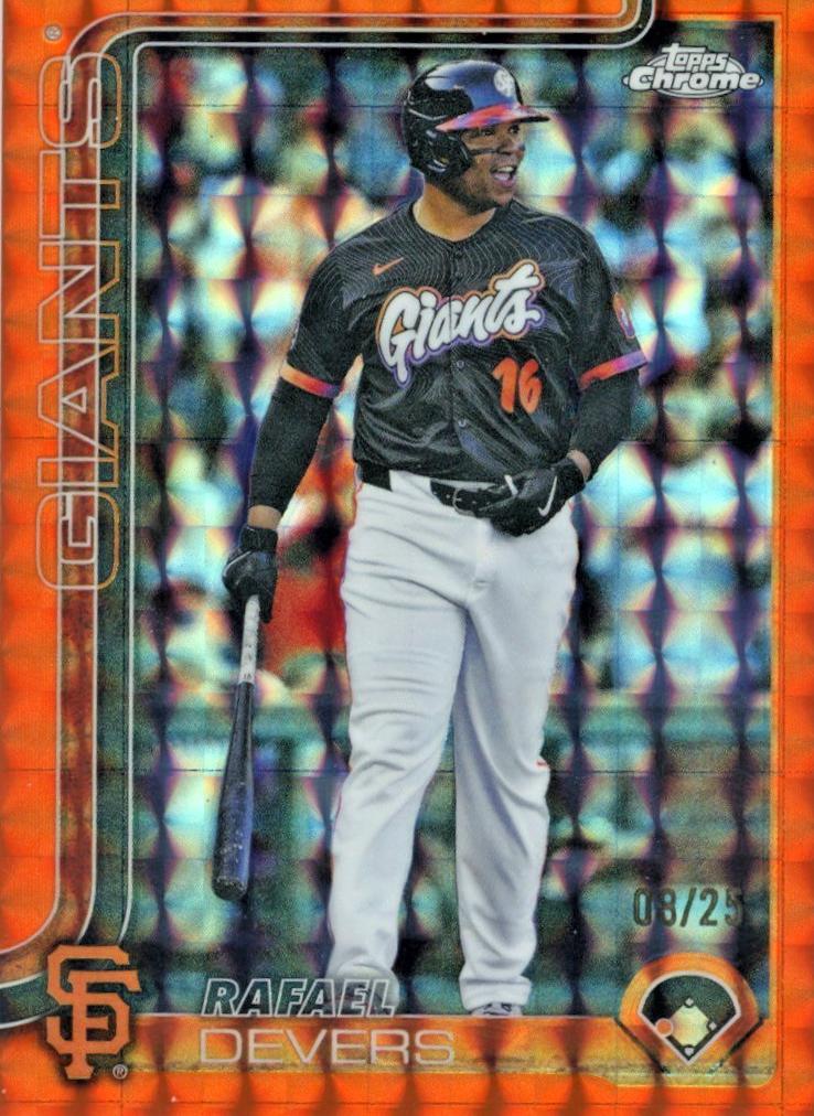 Rafael Devers [Orange Geometric Refractor] #USC105