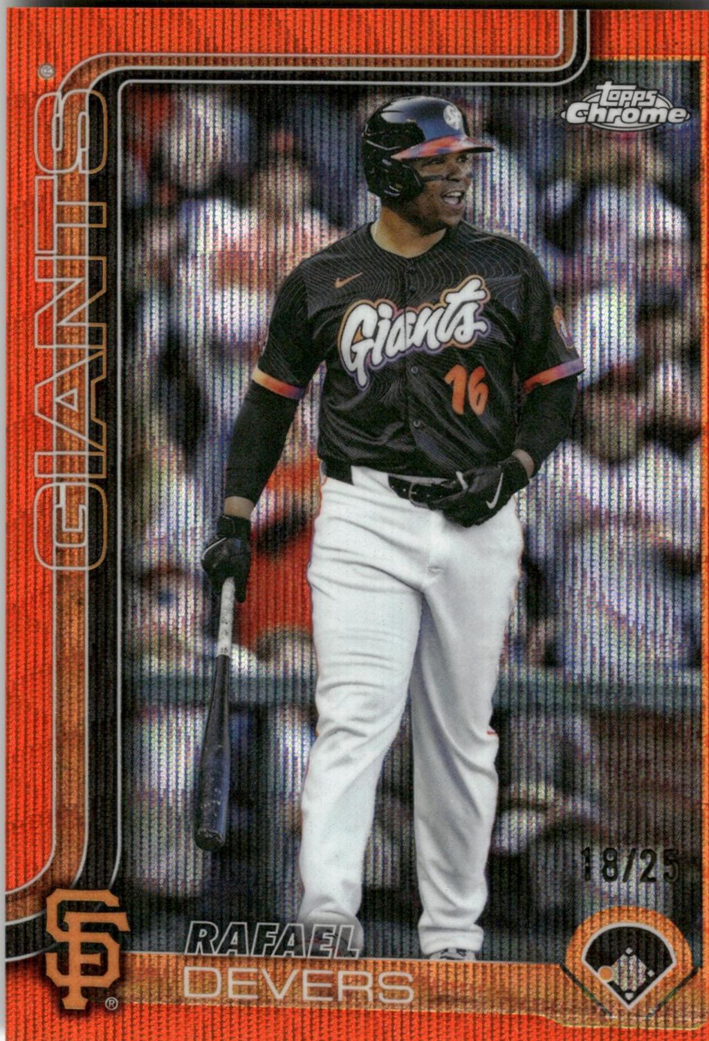 Rafael Devers [Orange Wave Refractor] #USC105