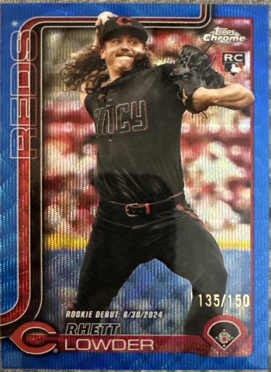 Rhett Lowder [Blue Wave Refractor] #USC110