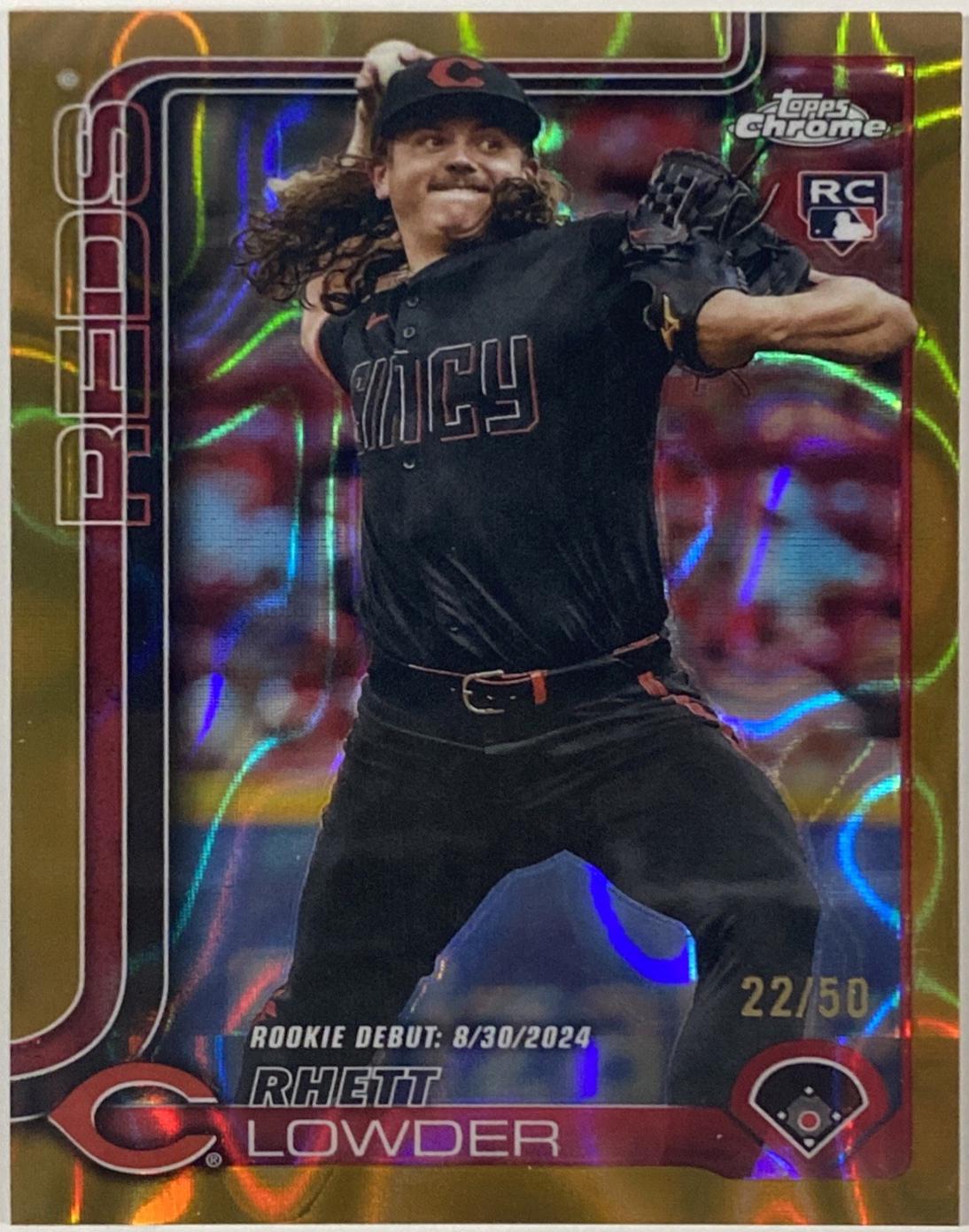 Rhett Lowder [Gold Lava Refractor] #USC110