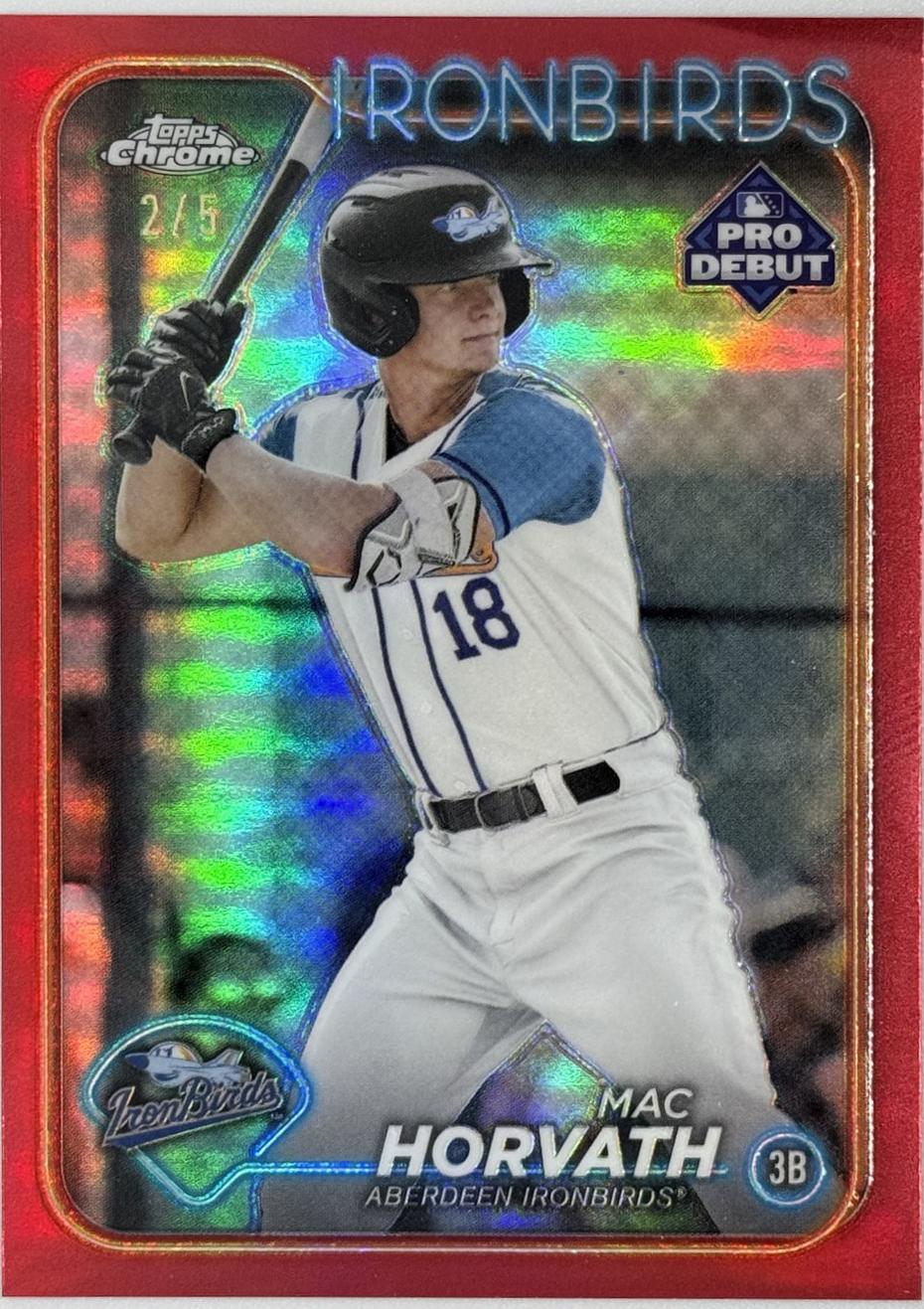 Mac Horvath [Red Refractor] #PDC-138