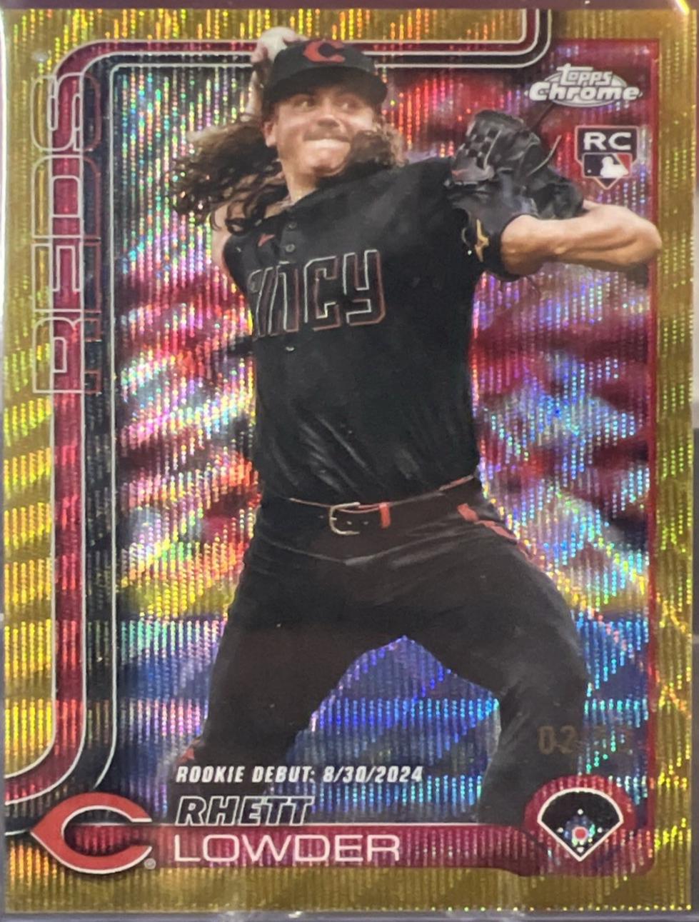 Rhett Lowder [Gold Wave Refractor] #USC110