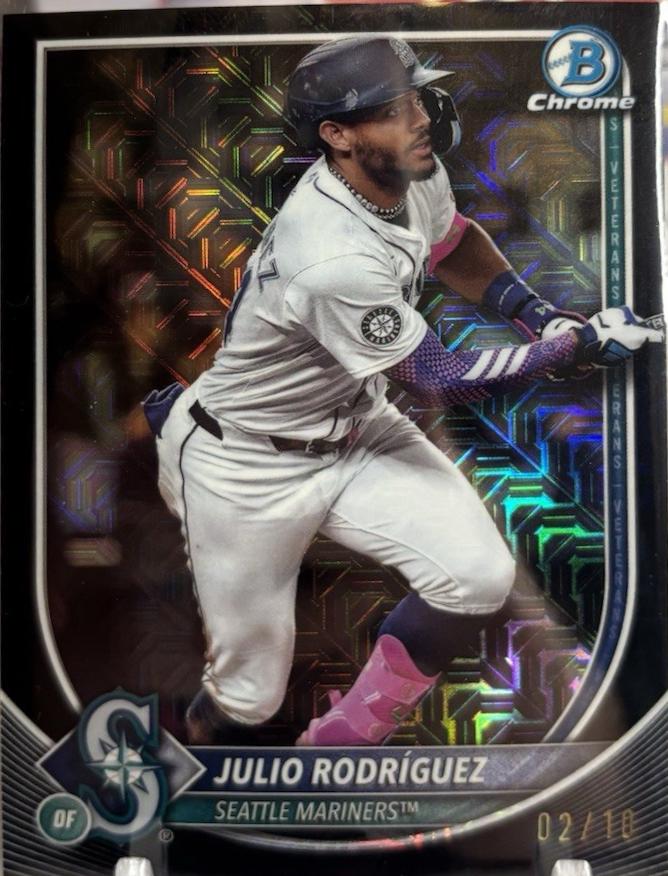 Julio Rodriguez [Black Mojo Refractor] #66