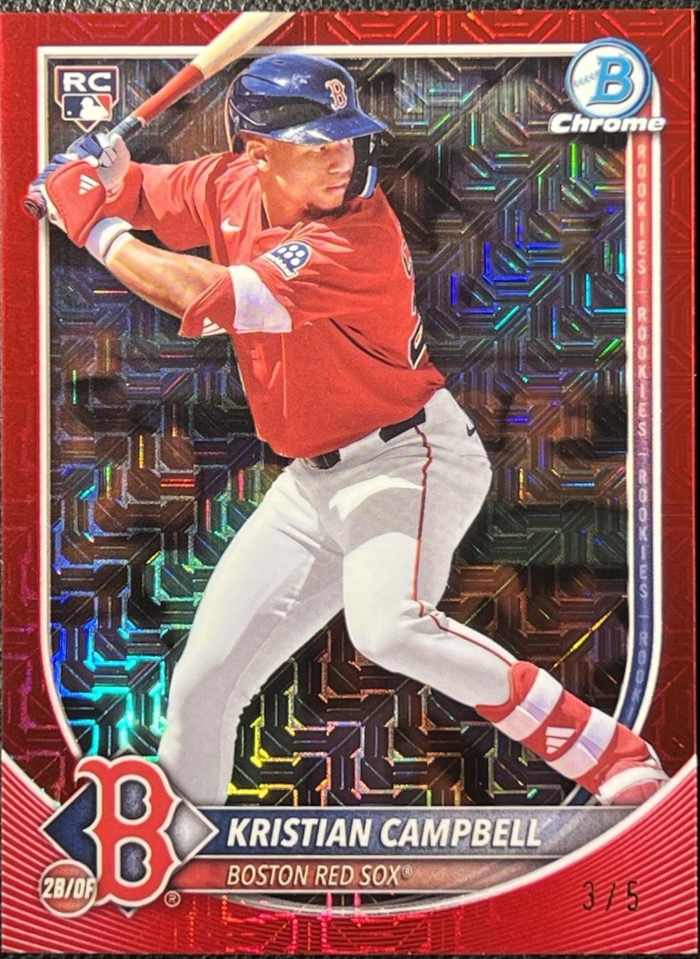 Kristian Campbell [Red Mojo Refractor] #58