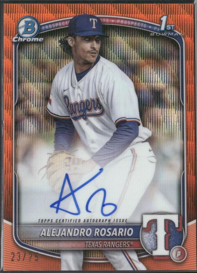 Alejandro Rosario [Orange Wave Refractor] #CPA-ARO
