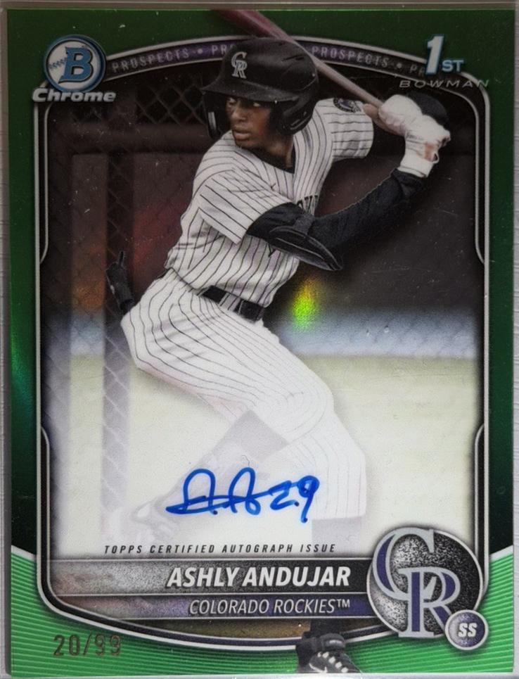 Ashly Andujar [Green Mojo Refractor] #CPA-AA