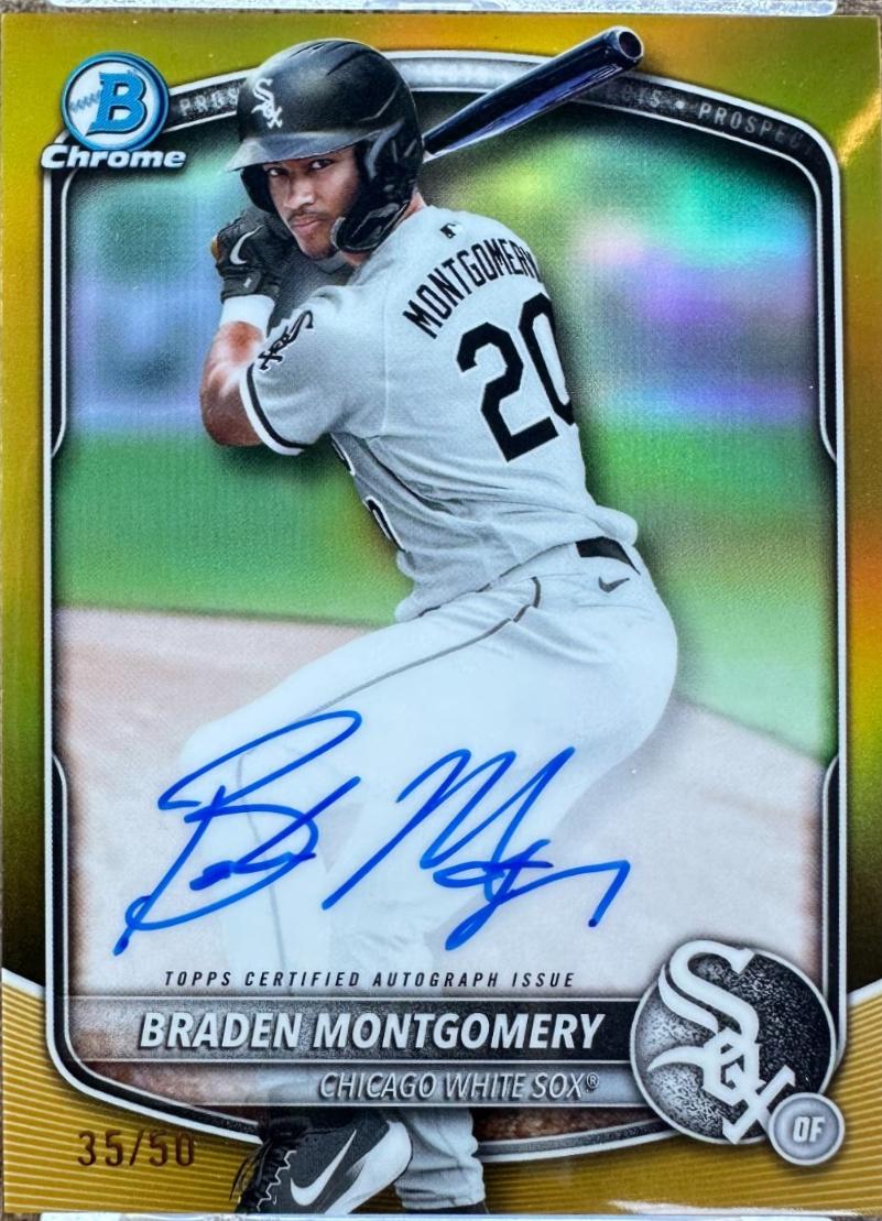Braden Montgomery [Gold Mojo Refractor] #CPA-BM