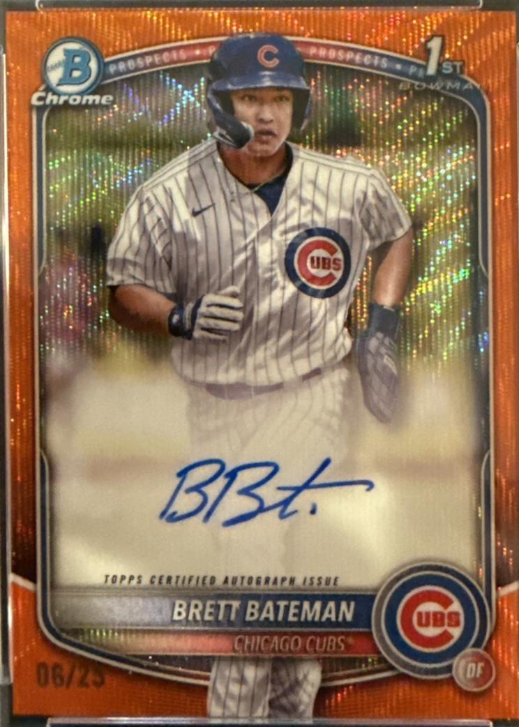 Brett Bateman [Orange Wave Refractor] #CPA-BBA