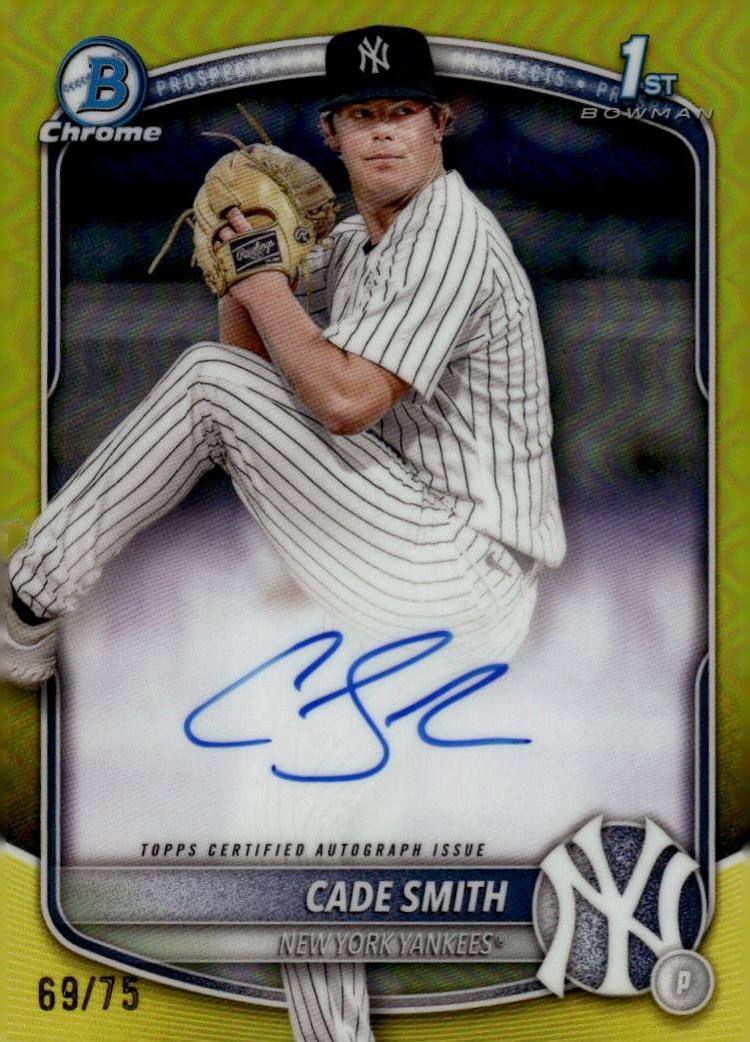Cade Smith [Yellow Refractor] #CPA-CS