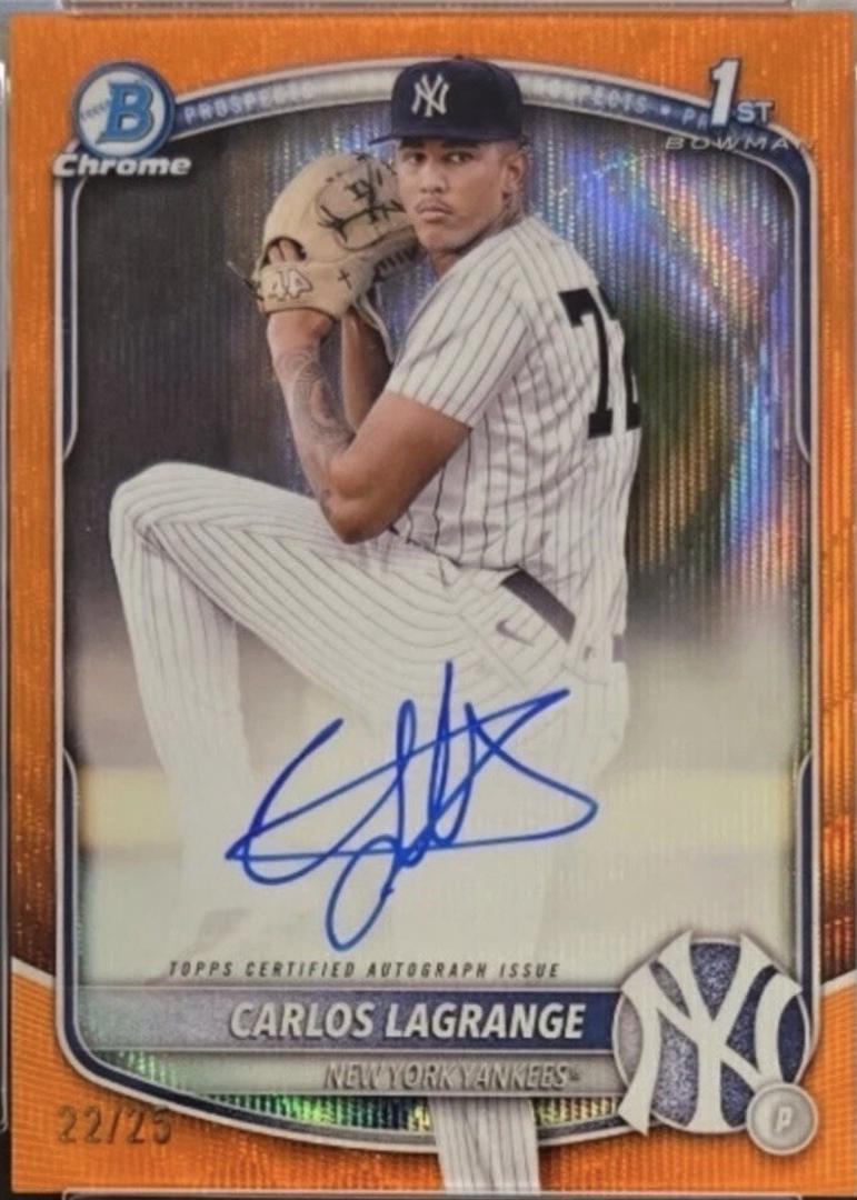 Carlos Lagrange [Orange Shimmer Refractor] #CPA-CL