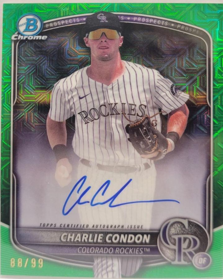 Charlie Condon [Green Mojo Refractor] #CPA-CC
