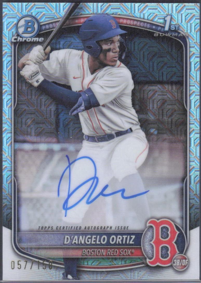 D'Angelo Ortiz [Blue Mojo Refractor] #CPA-DO