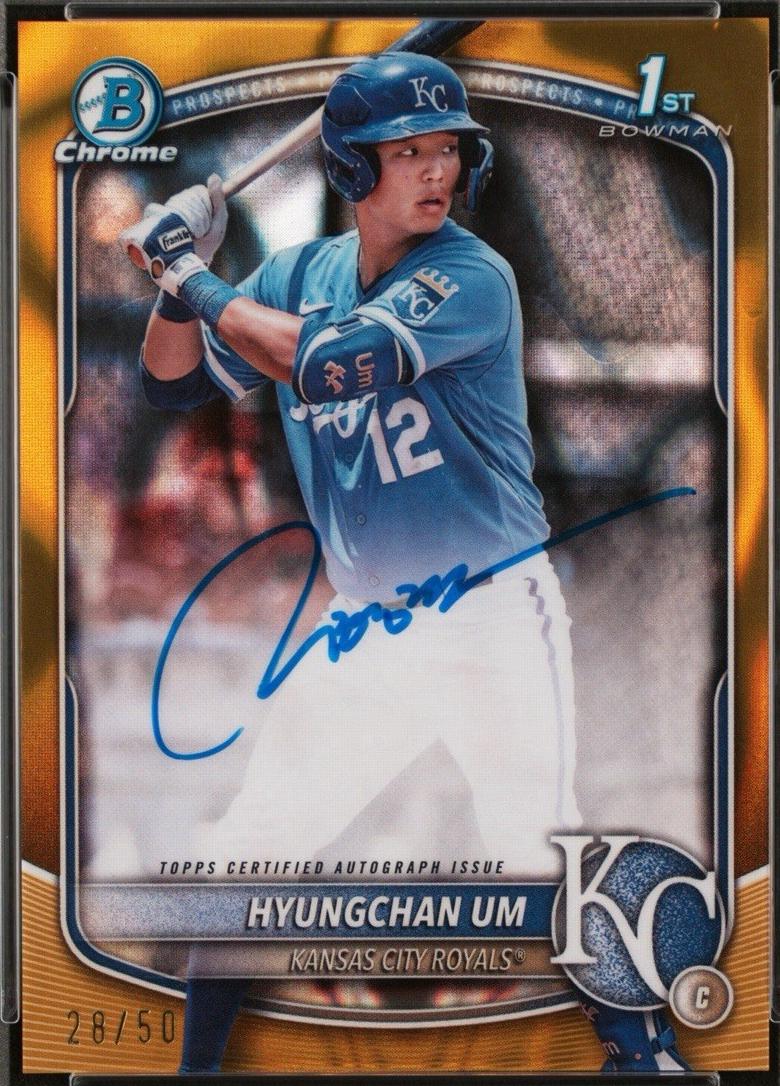 Hyungchan Um [Gold Mojo Refractor] #CPA-HU