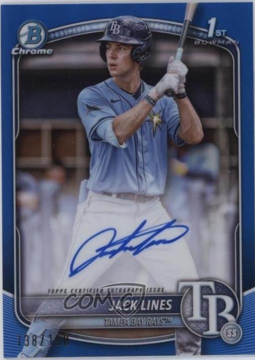 Jack Lines [Blue Mojo Refractor] #CPA-JLI