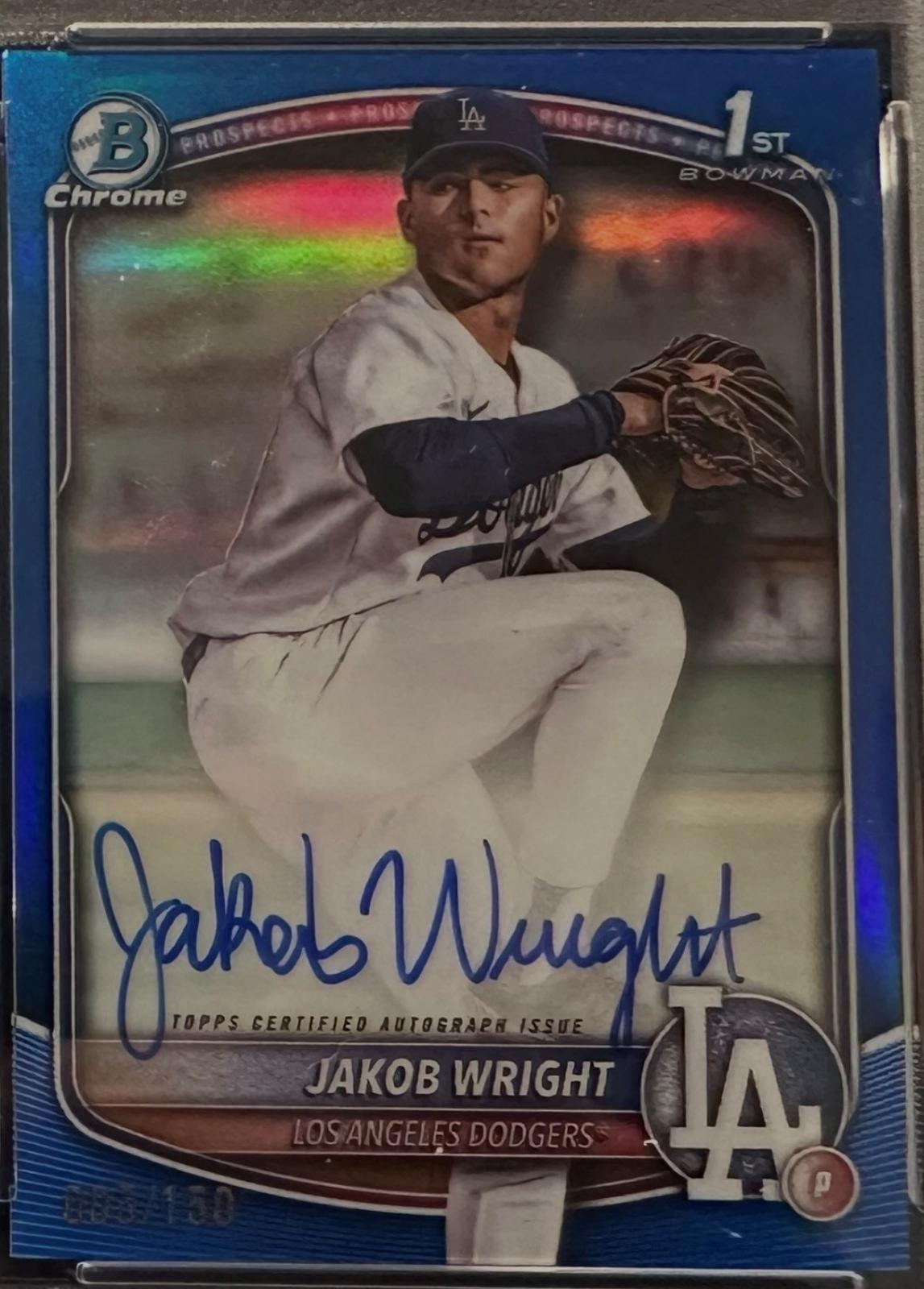 Jakob Wright [Blue Refractor] #CPA-JWR