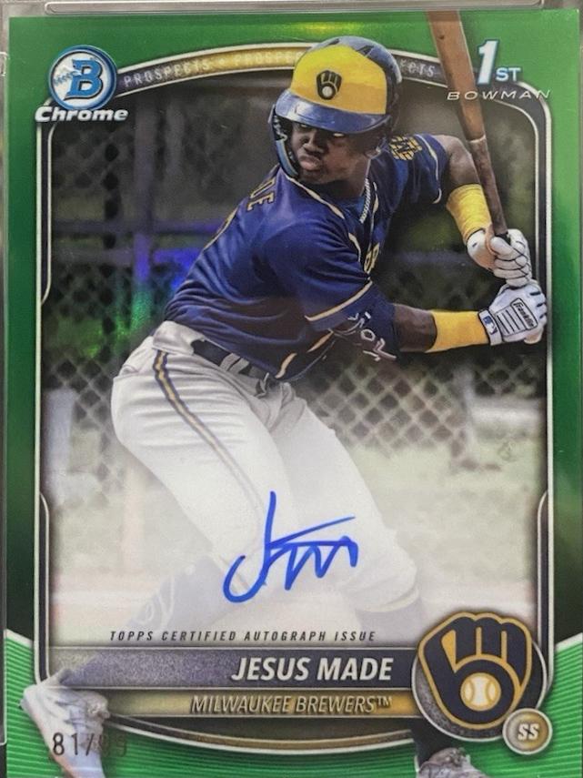 Jesus Made [Green Mojo Refractor] #CPA-JM