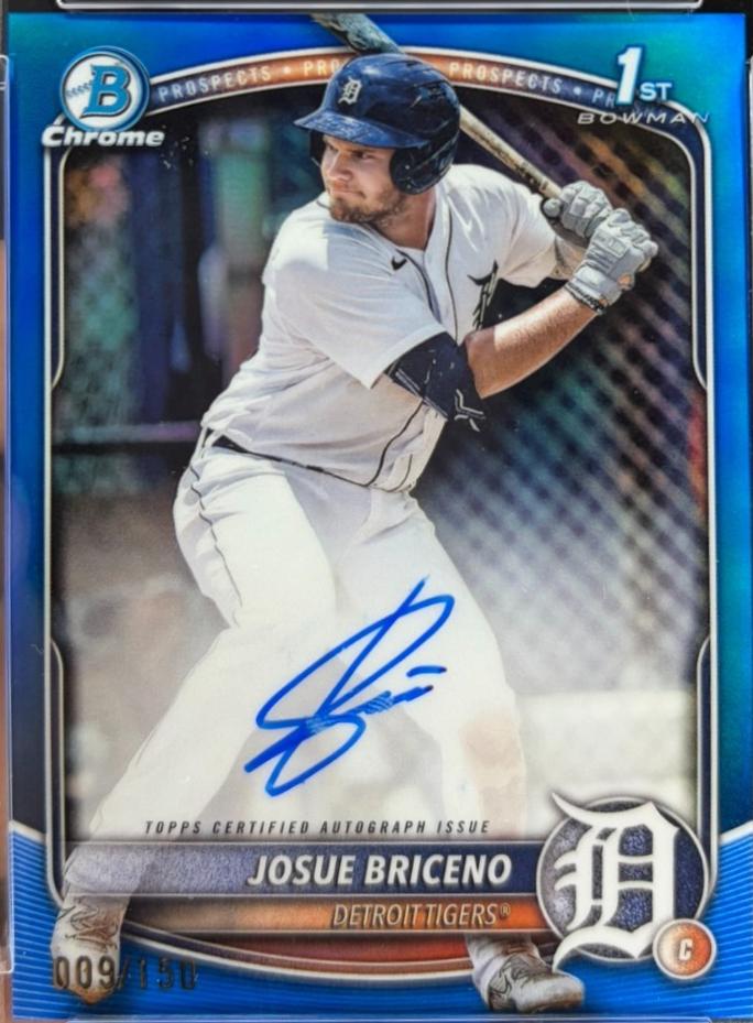 Josue Briceno [Blue Mojo Refractor] #CPA-JB
