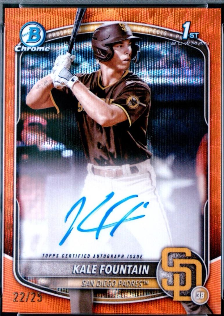 Kale Fountain [Orange Wave Refractor] #CPA-KFO