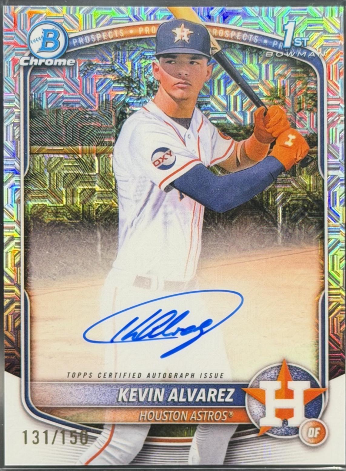 Kevin Alvarez [Blue Mojo Refractor] #CPA-KA