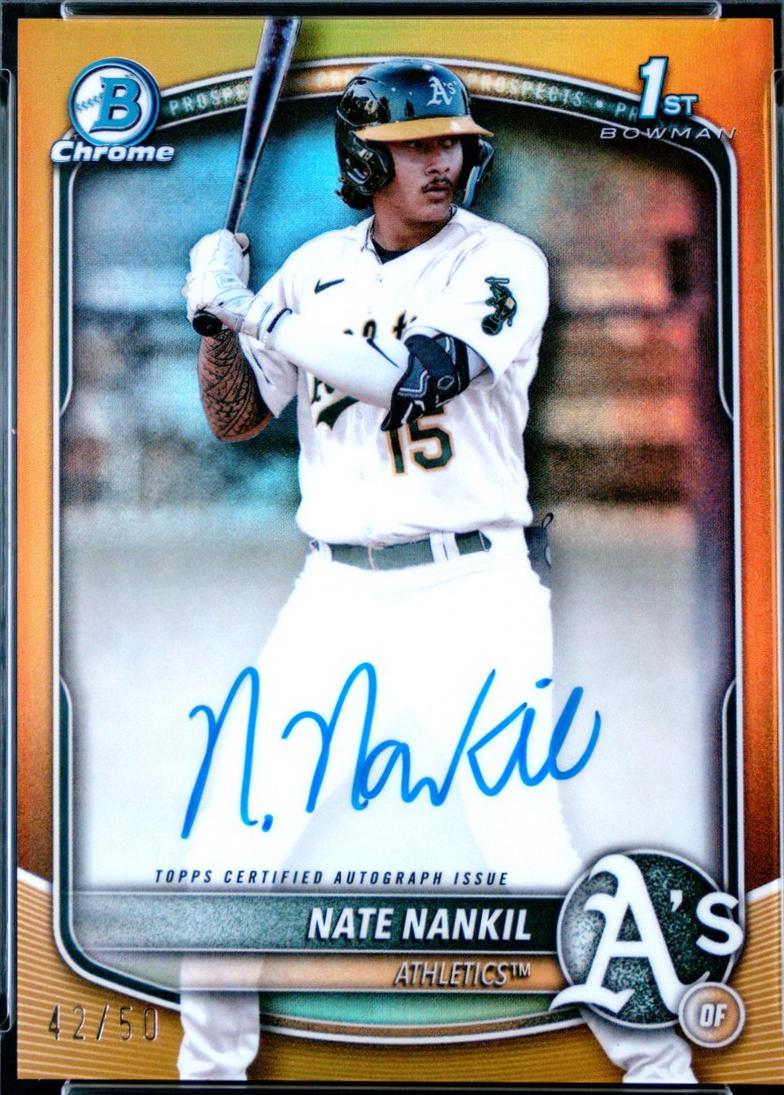 Nate Nankil [Gold Mojo Refractor] #CPA-NN
