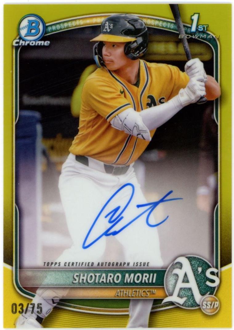 Shotaro Morii [Yellow Refractor] #CPA-SM