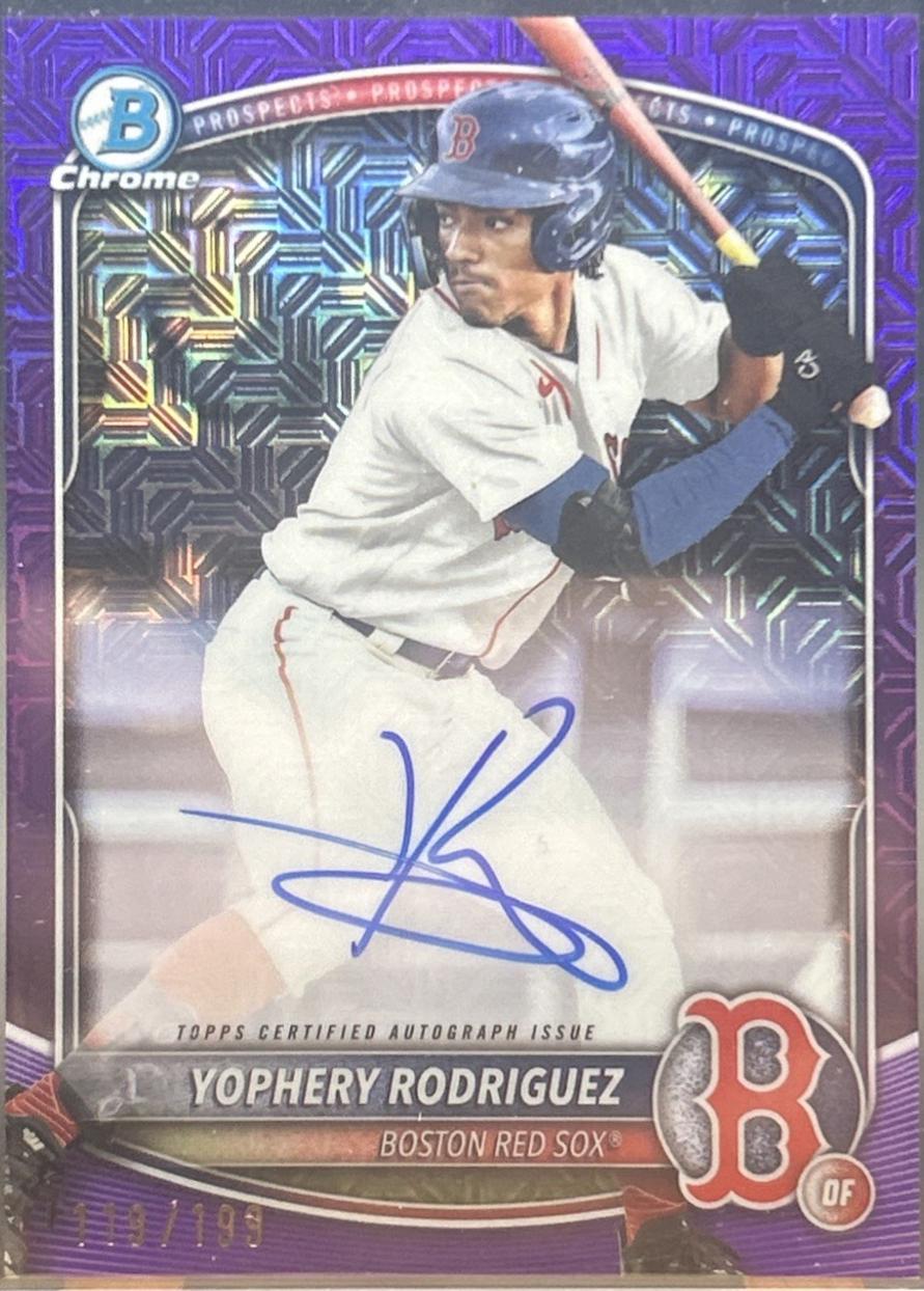 Yophery Rodriguez [Purple Mojo Refractor] #CPA-YR