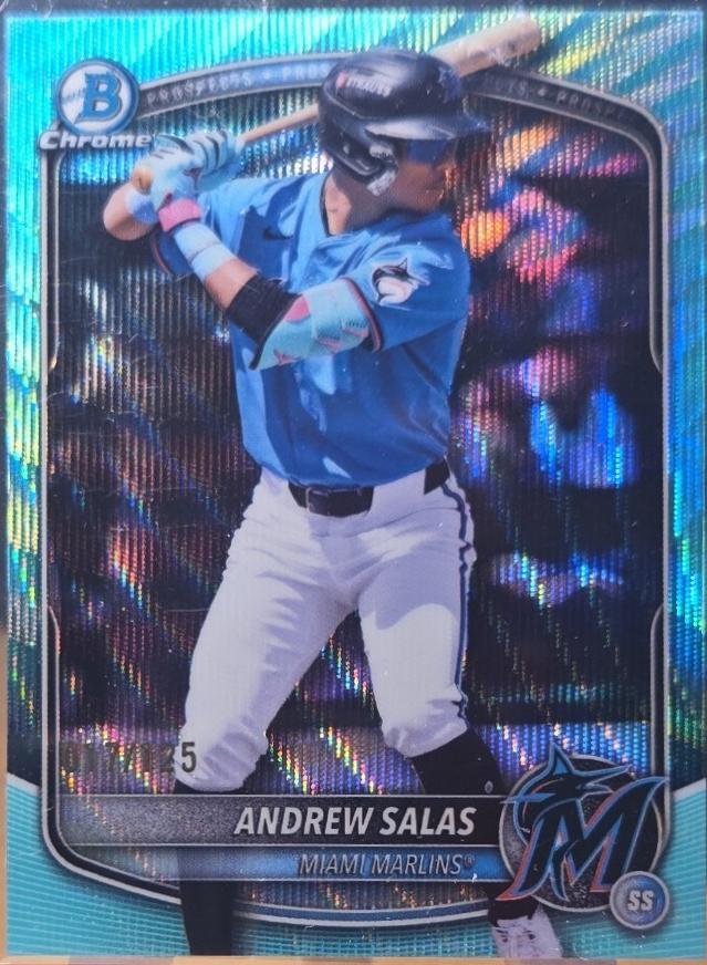Andrew Salas [Aqua Wave Refractor] #BDC-34