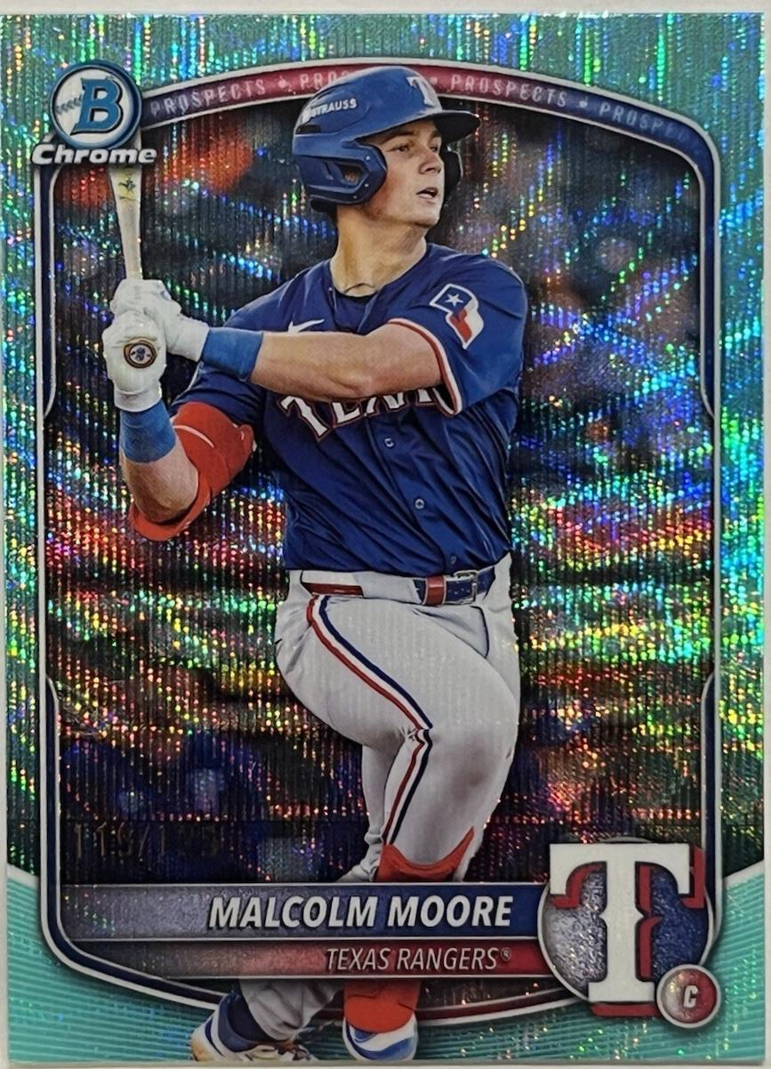 Malcolm Moore [Aqua Wave Refractor] #BDC-191