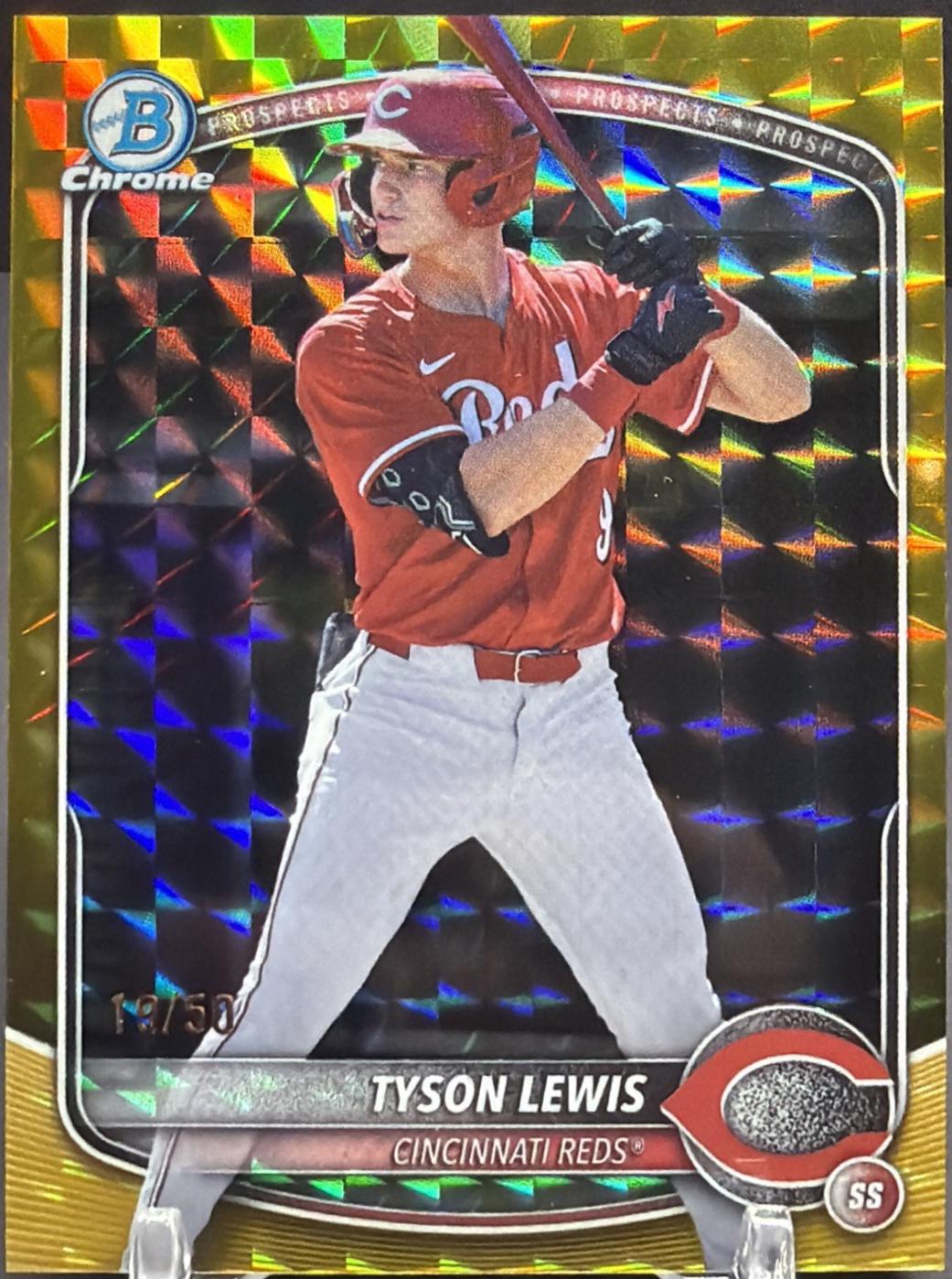 Tyson Lewis [Gold Geometric] #BDC-32