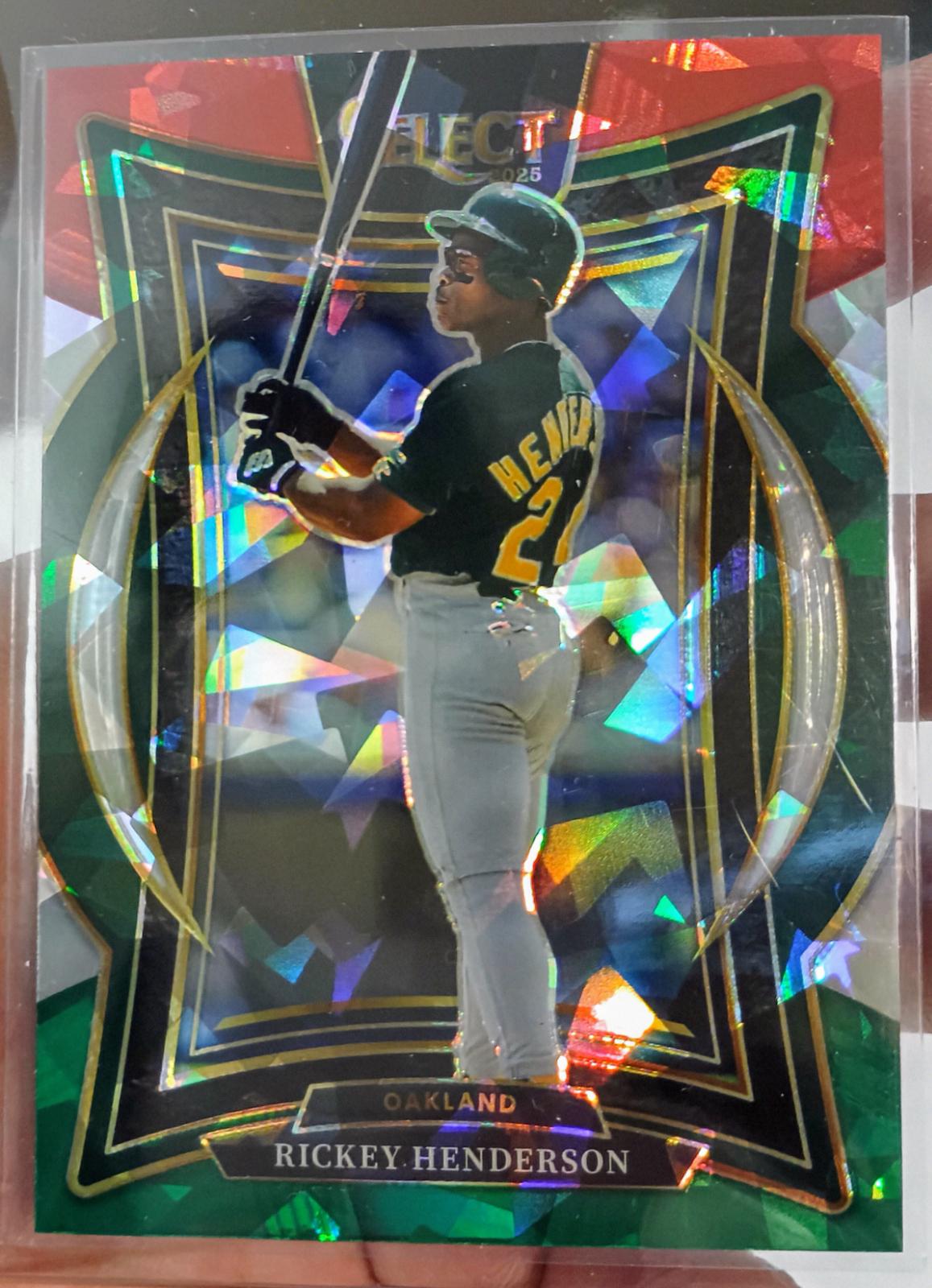 Rickey Henderson [Red Green Ice] #3
