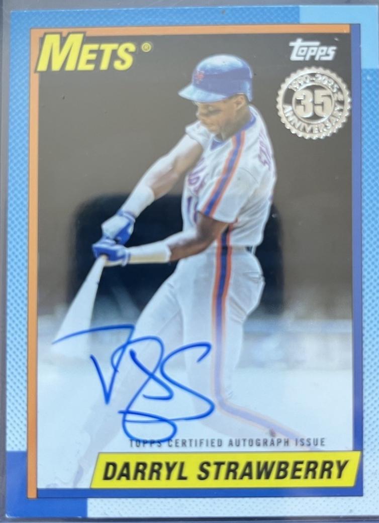 Darryl Strawberry [Black] #90AU-DS