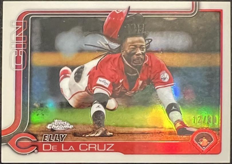 Elly De La Cruz [White Refractor] #USC189