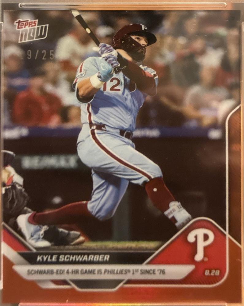 Kyle Schwarber [Orange Foil] #625