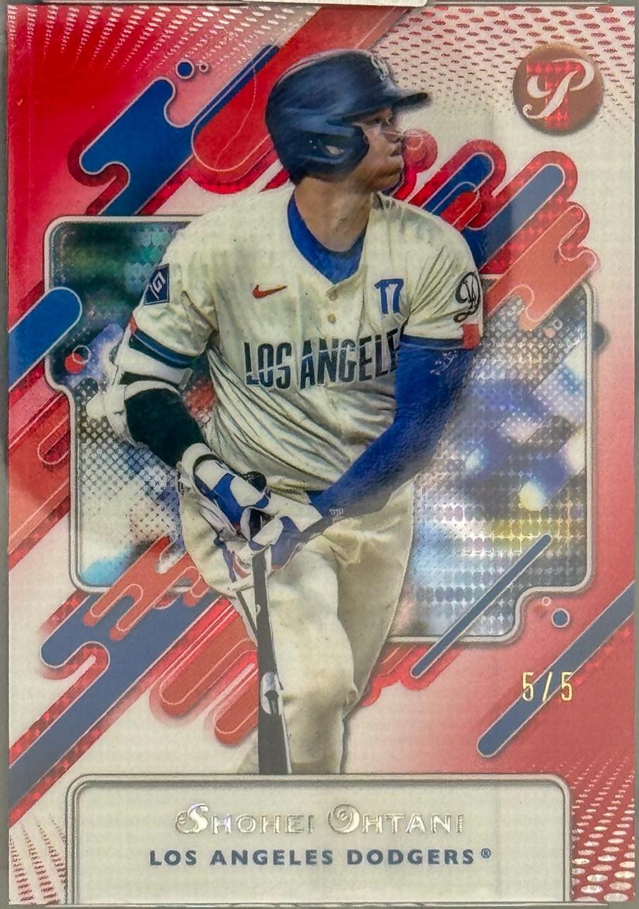 Shohei Ohtani [Encased Red Refractor] #160