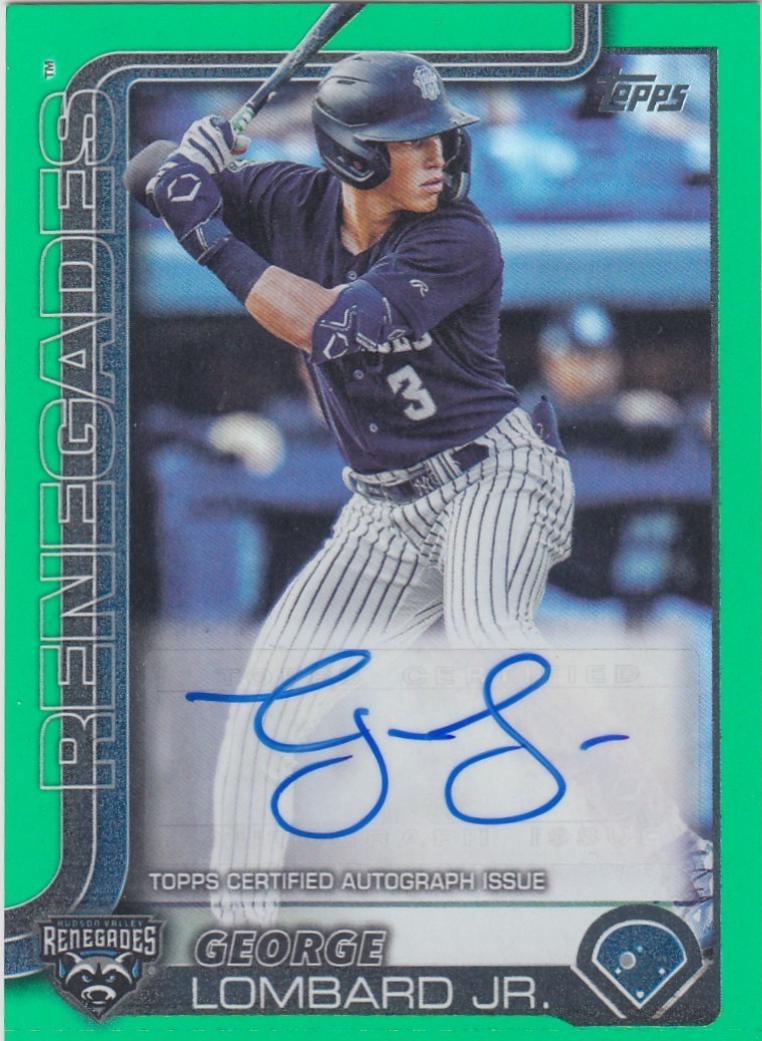 George Lombard Jr. [Green Autograph] #PD-41