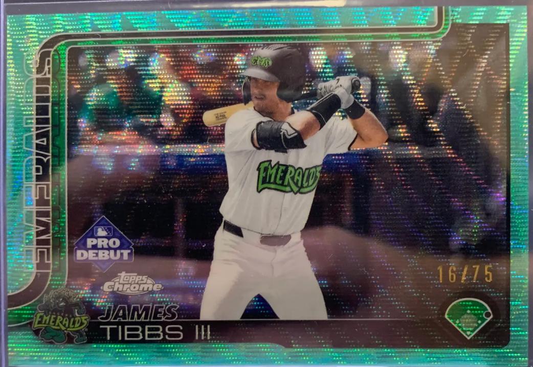 James Tibbs III [Aqua Wave Refractor] #PDC-166