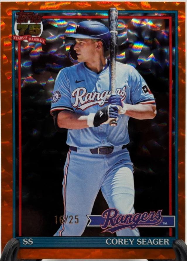 Corey Seager [Orange Crackleboard Foil] #T91-65
