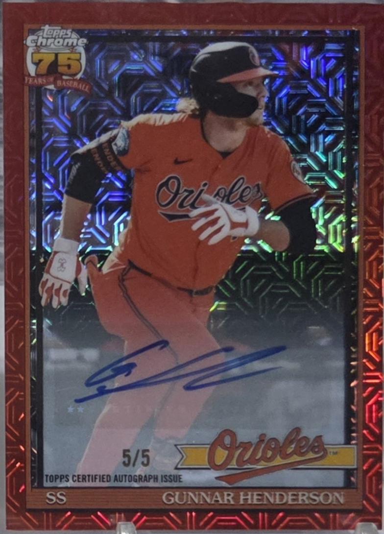 Gunnar Henderson [Red Autograph] #91C-16