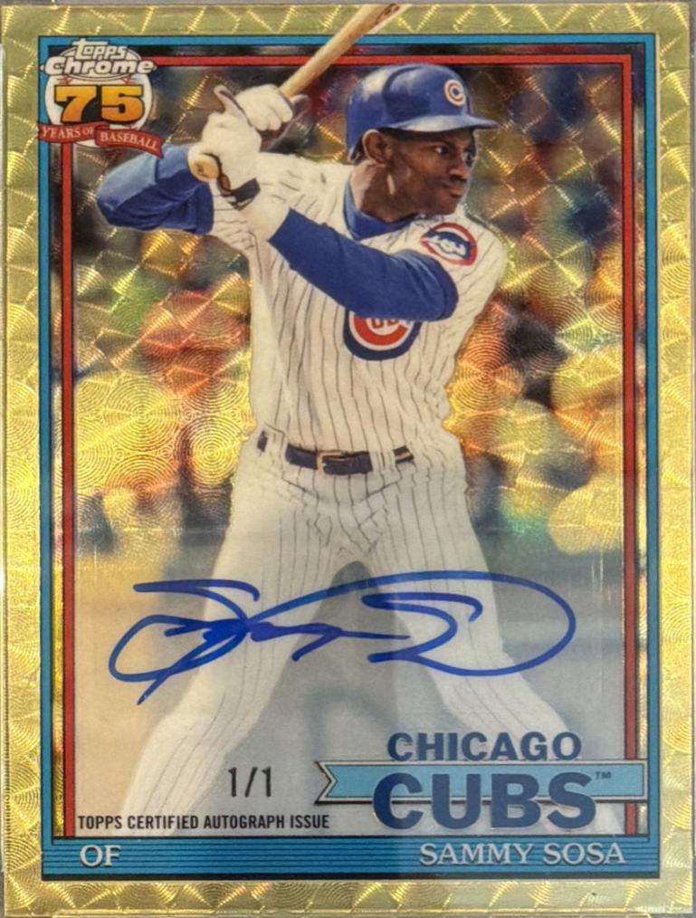Sammy Sosa [SuperFractor Autograph] #91C-88