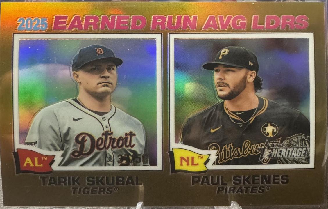 Paul Skenes / Tarik Skubal [Gold Bordered Chrome] #7