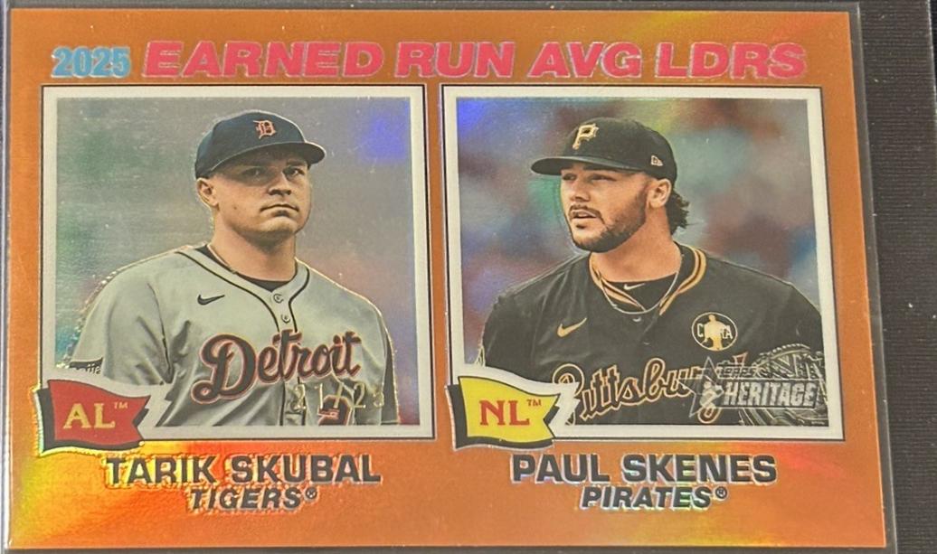 Paul Skenes / Tarik Skubal [Orange Bordered Chrome] #7