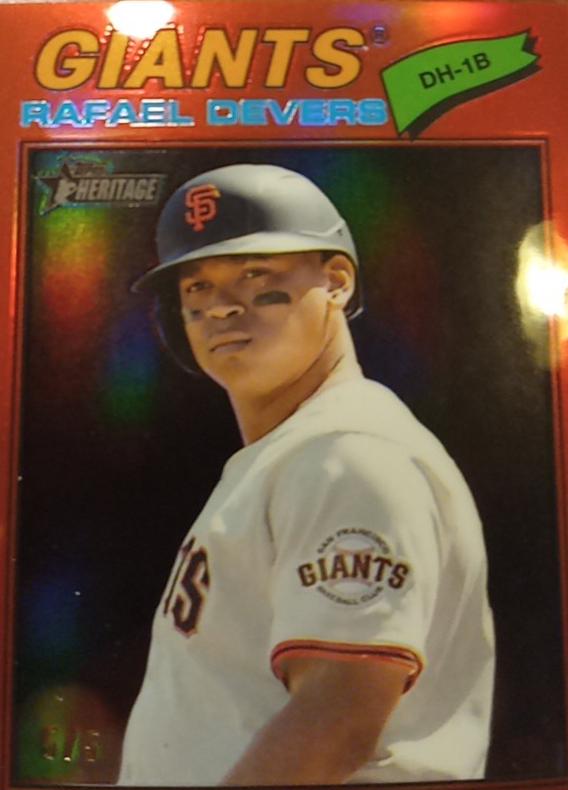 Rafael Devers [Red Bordered Chrome] #62