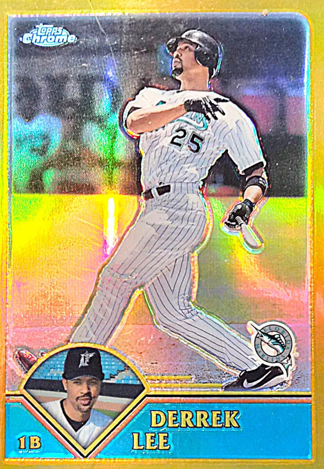 Derrek Lee [Gold Refractor] #84